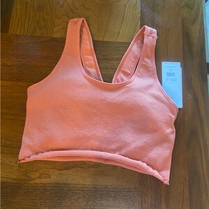 Spiritual gangster crop top m/l melon color